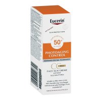 EUCERIN Sun CC Creme getönt hell LSF 50+