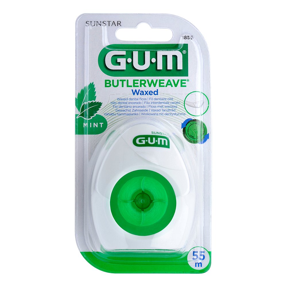 GUM Butlerweave waxed Zahnseide mint
