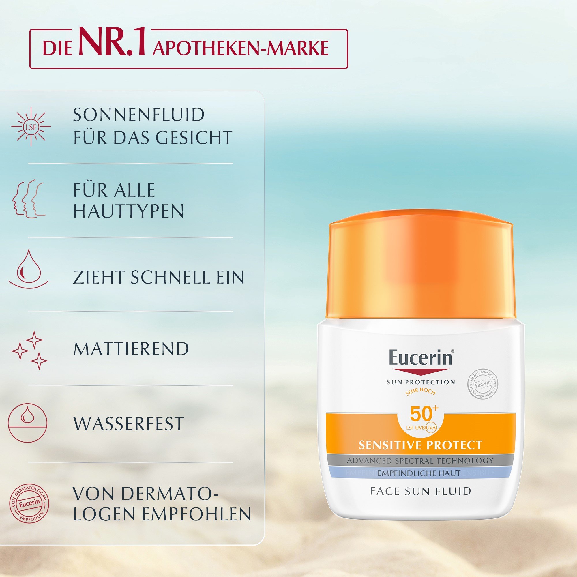 EUCERIN Sun Fluid mattierend LSF 50+