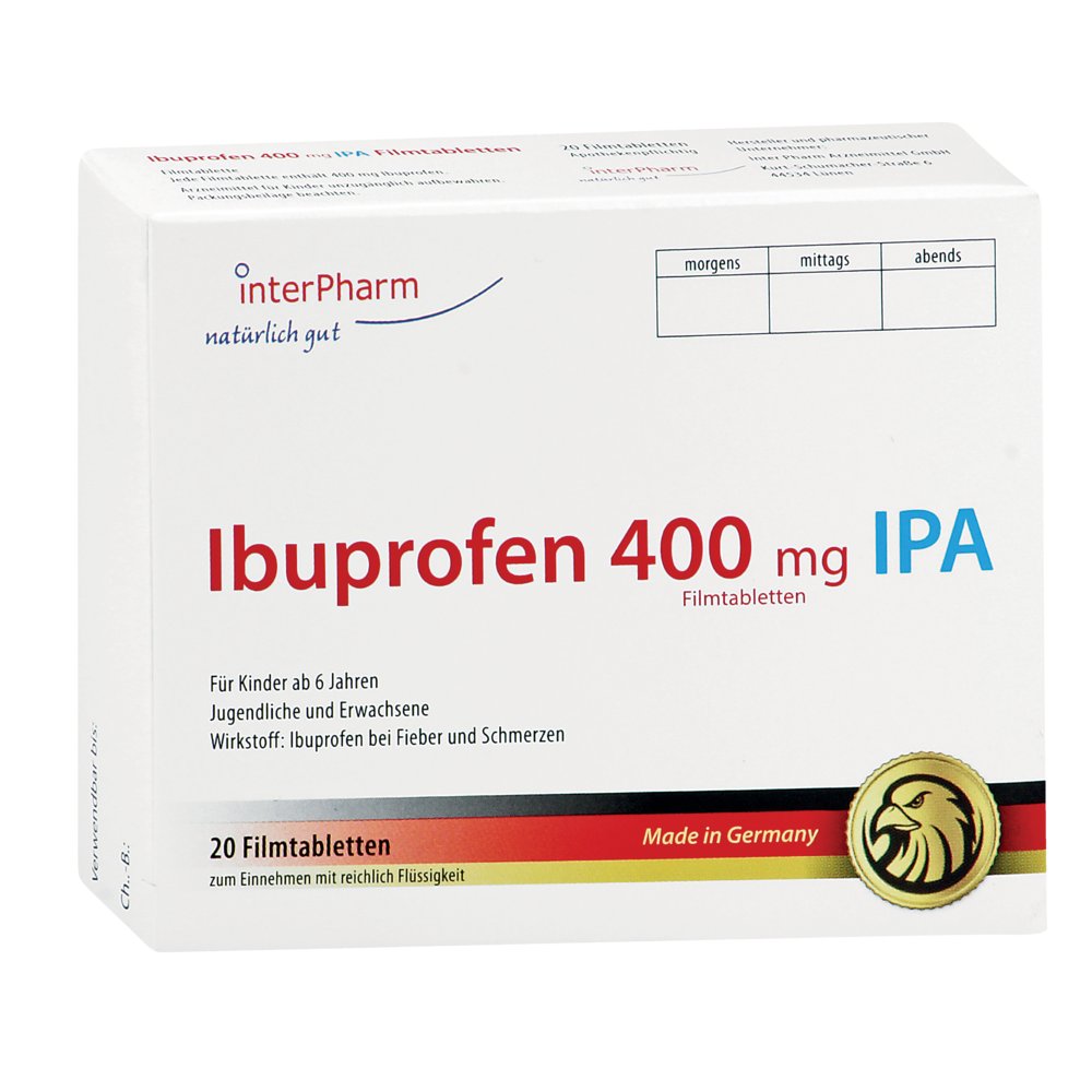 IBUPROFEN 400 mg IPA Filmtabletten