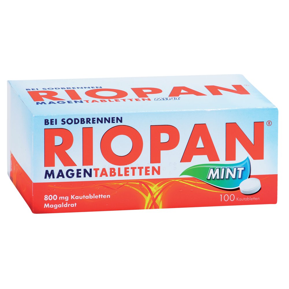 RIOPAN Magen Tabletten Mint 800 mg Kautabletten