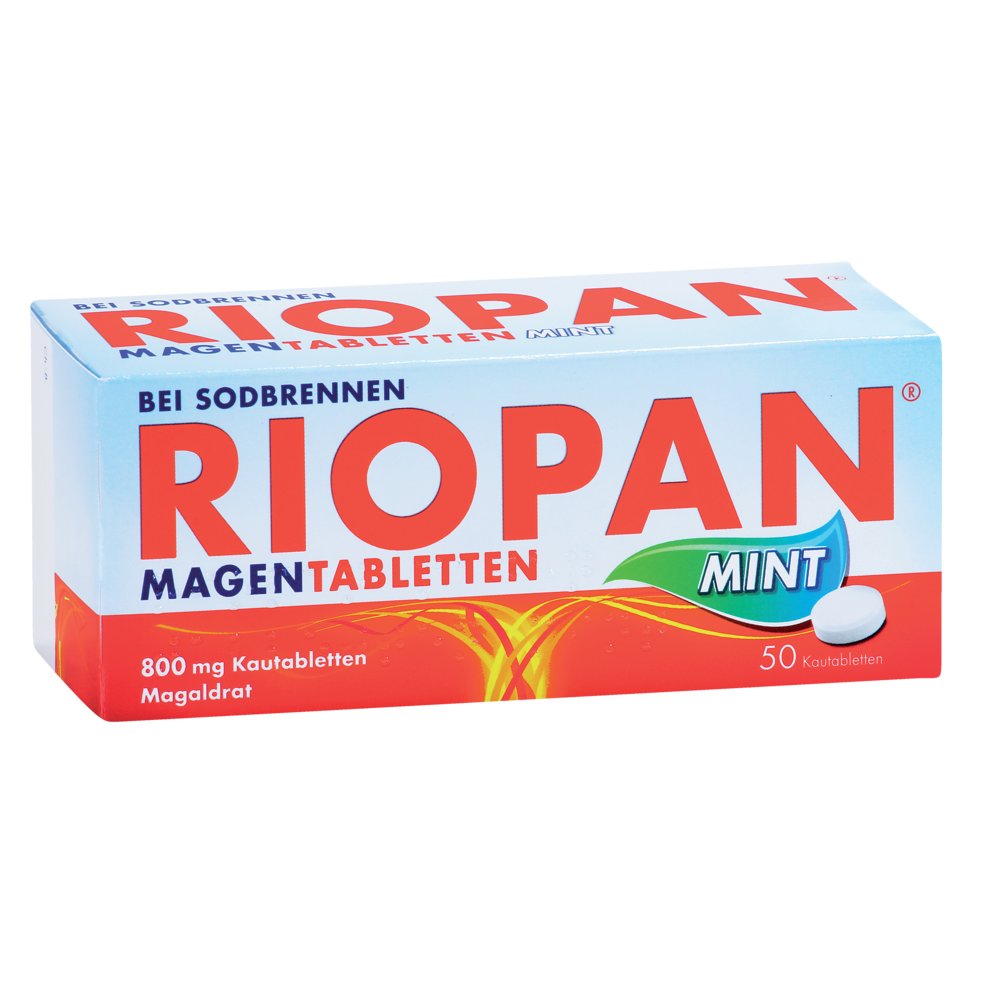 RIOPAN Magen Tabletten Mint 800 mg Kautabletten