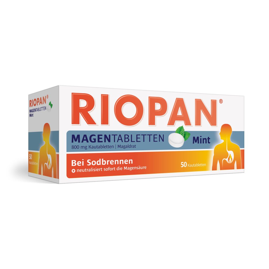 RIOPAN Magen Tabletten Mint 800 mg Kautabletten