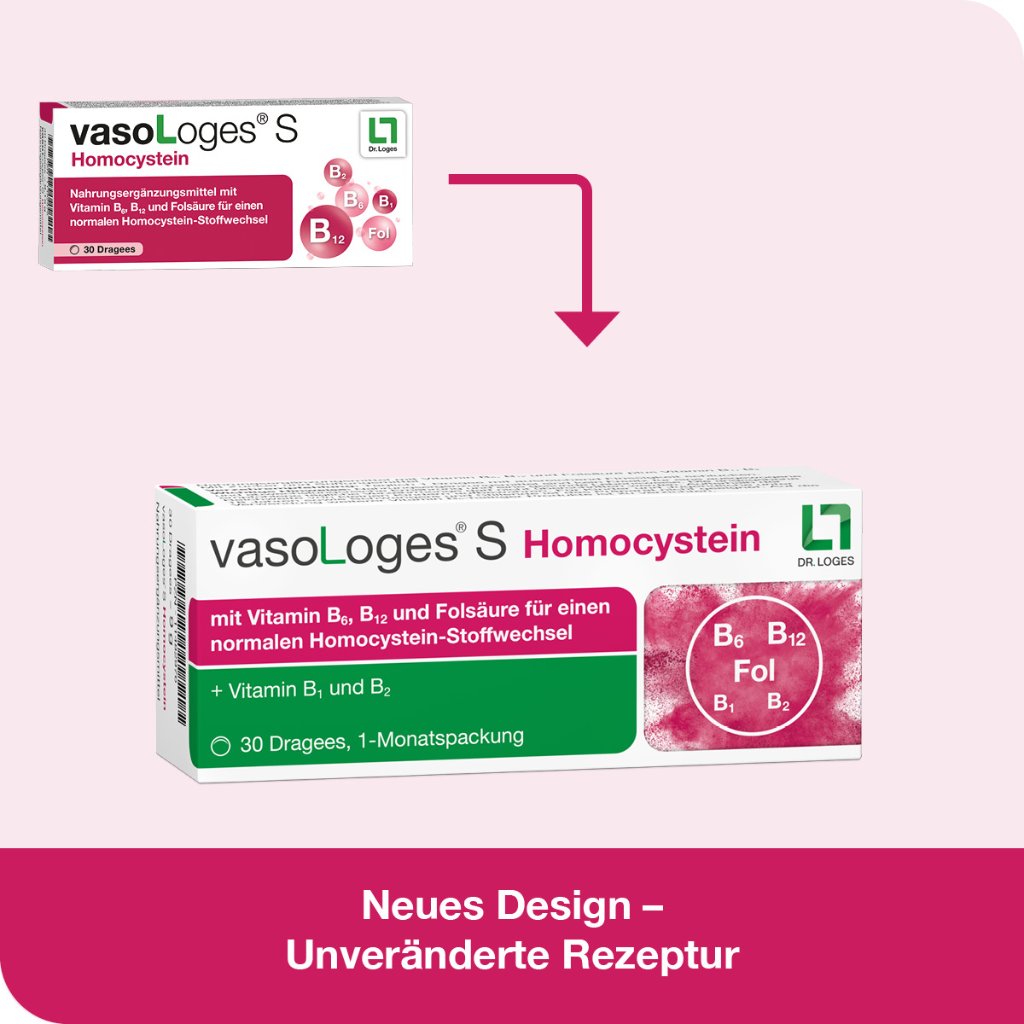 VASOLOGES S Homocystein Dragees