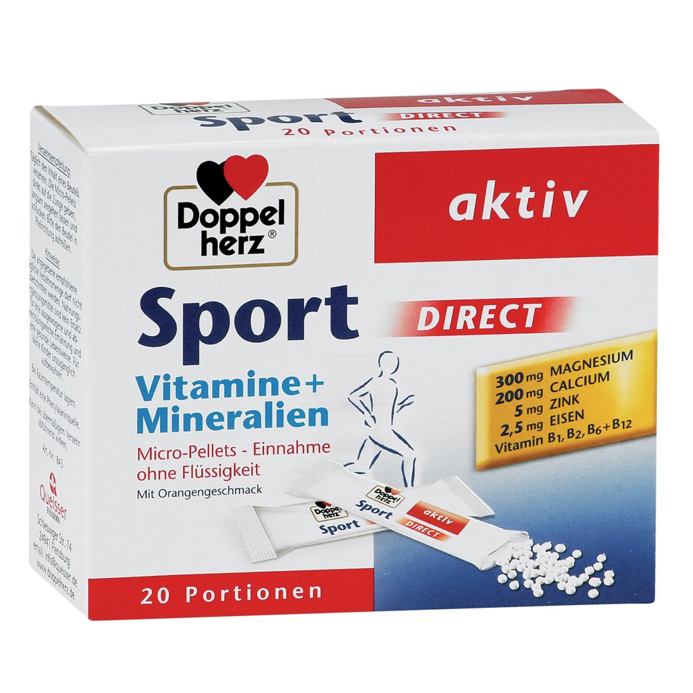 DOPPELHERZ Sport DIRECT Vitamine+Mineralien