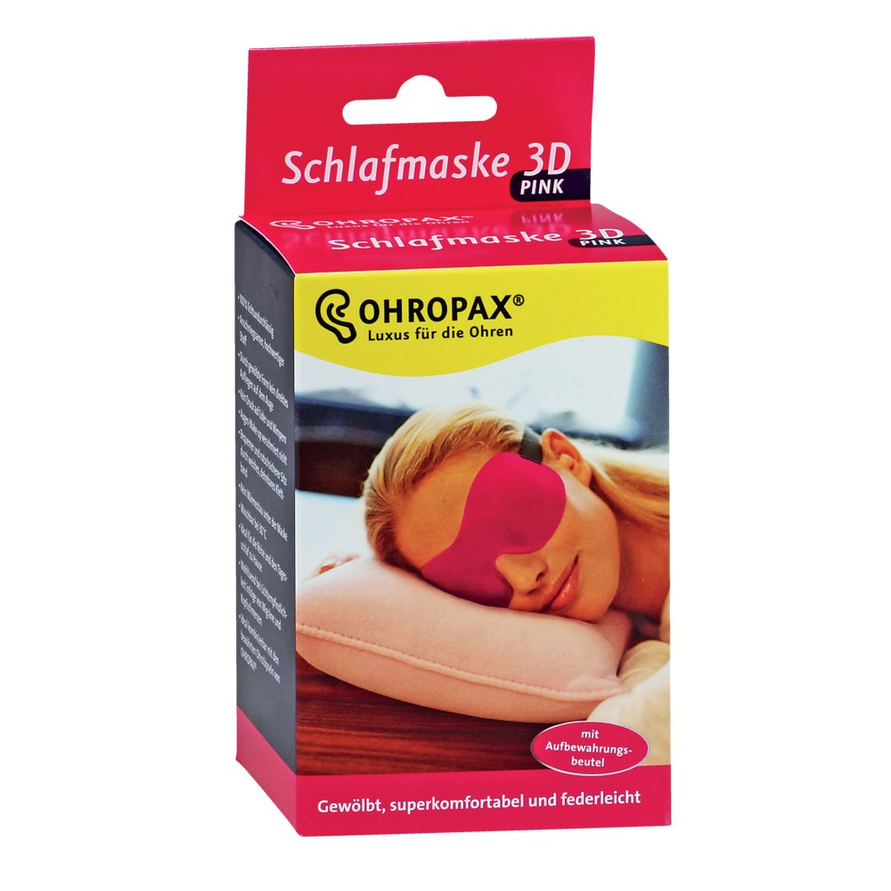 OHROPAX Schlafmaske 3D pink