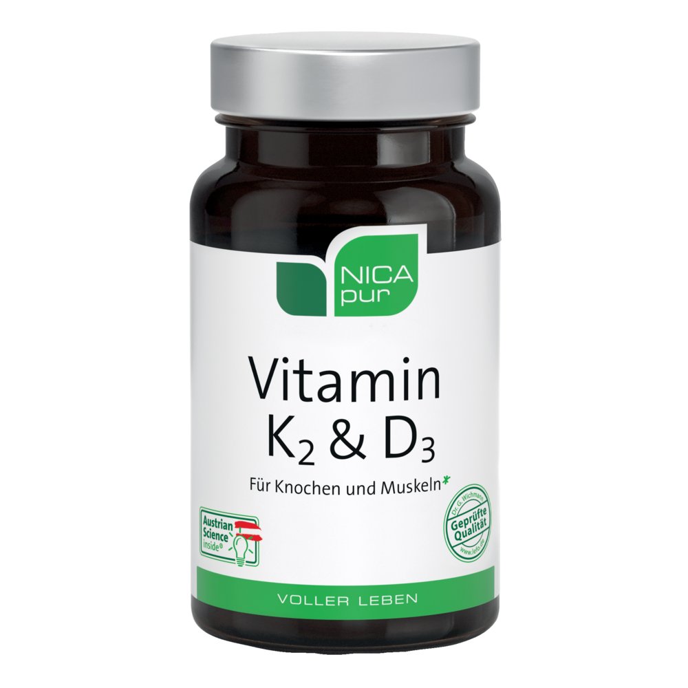 NICAPUR Vitamin K2 & D3 Kapseln