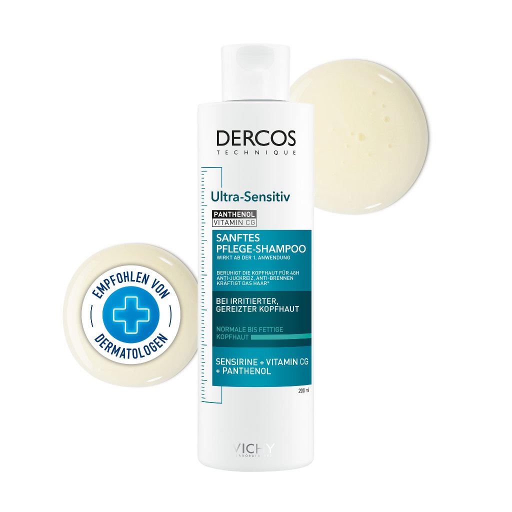 Vichy Ultra-Sensitiv Shampoo fettige Kopfhaut