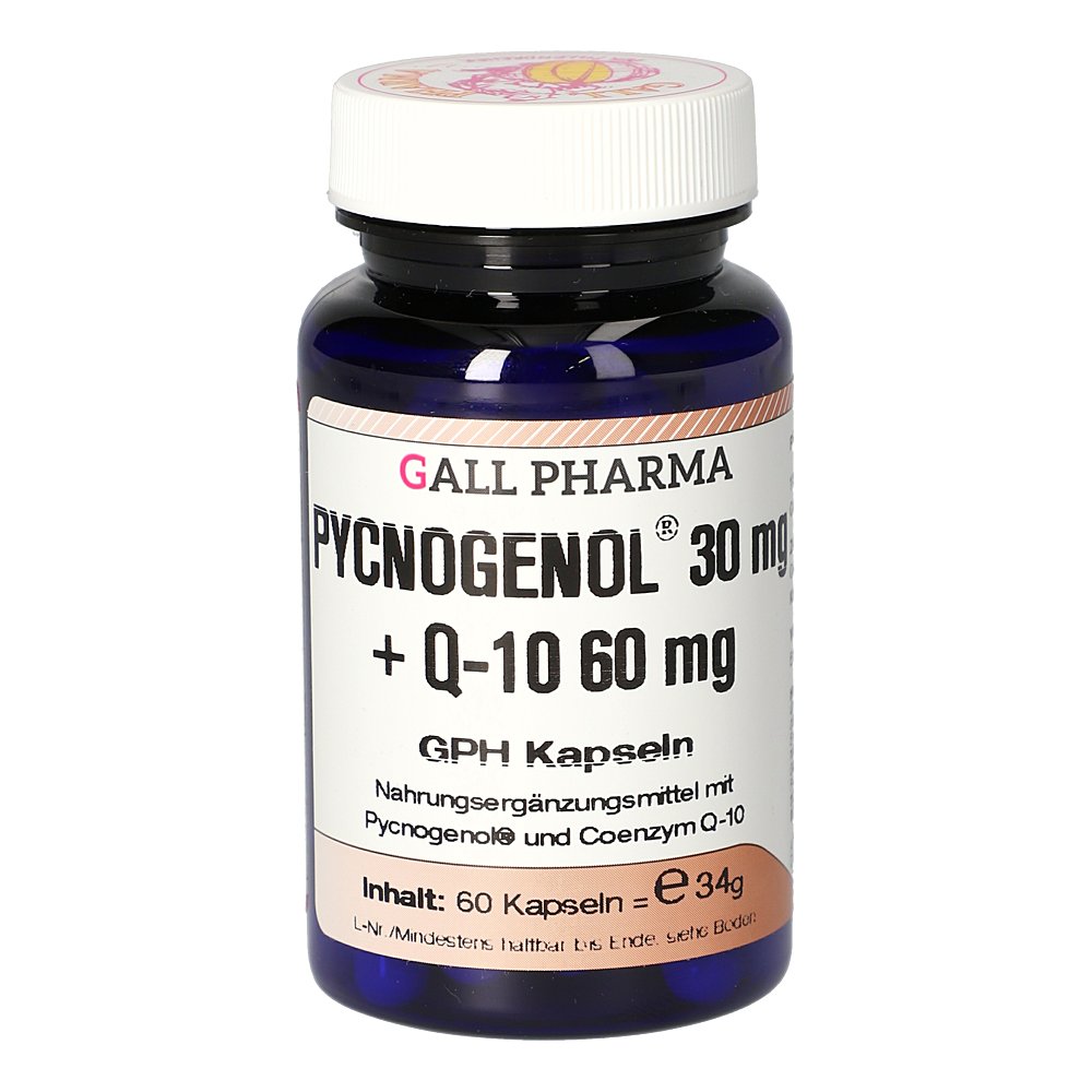 PYCNOGENOL 30 mg+Q10 60 mg GPH Kapseln