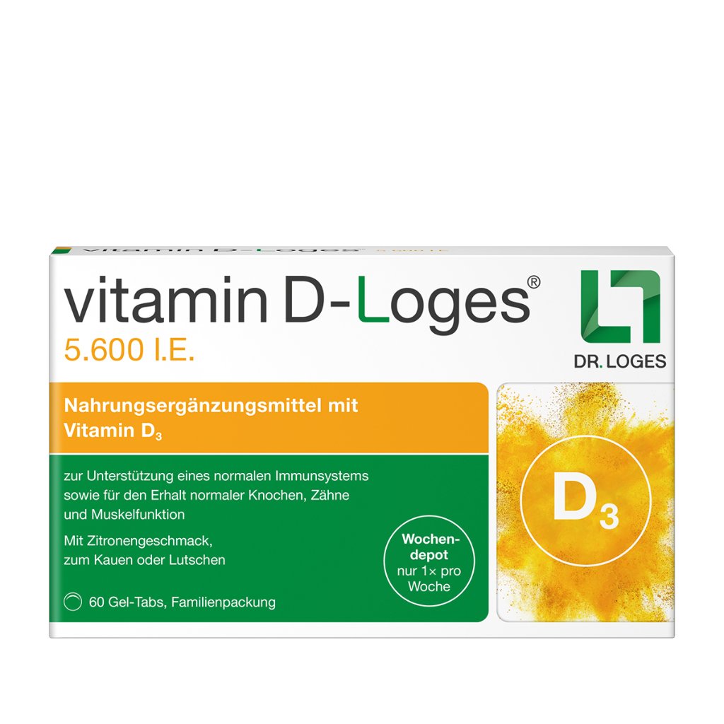 VITAMIN D-LOGES 5.600 I.E. Wo.Depot Kautabl.Fam.Pa