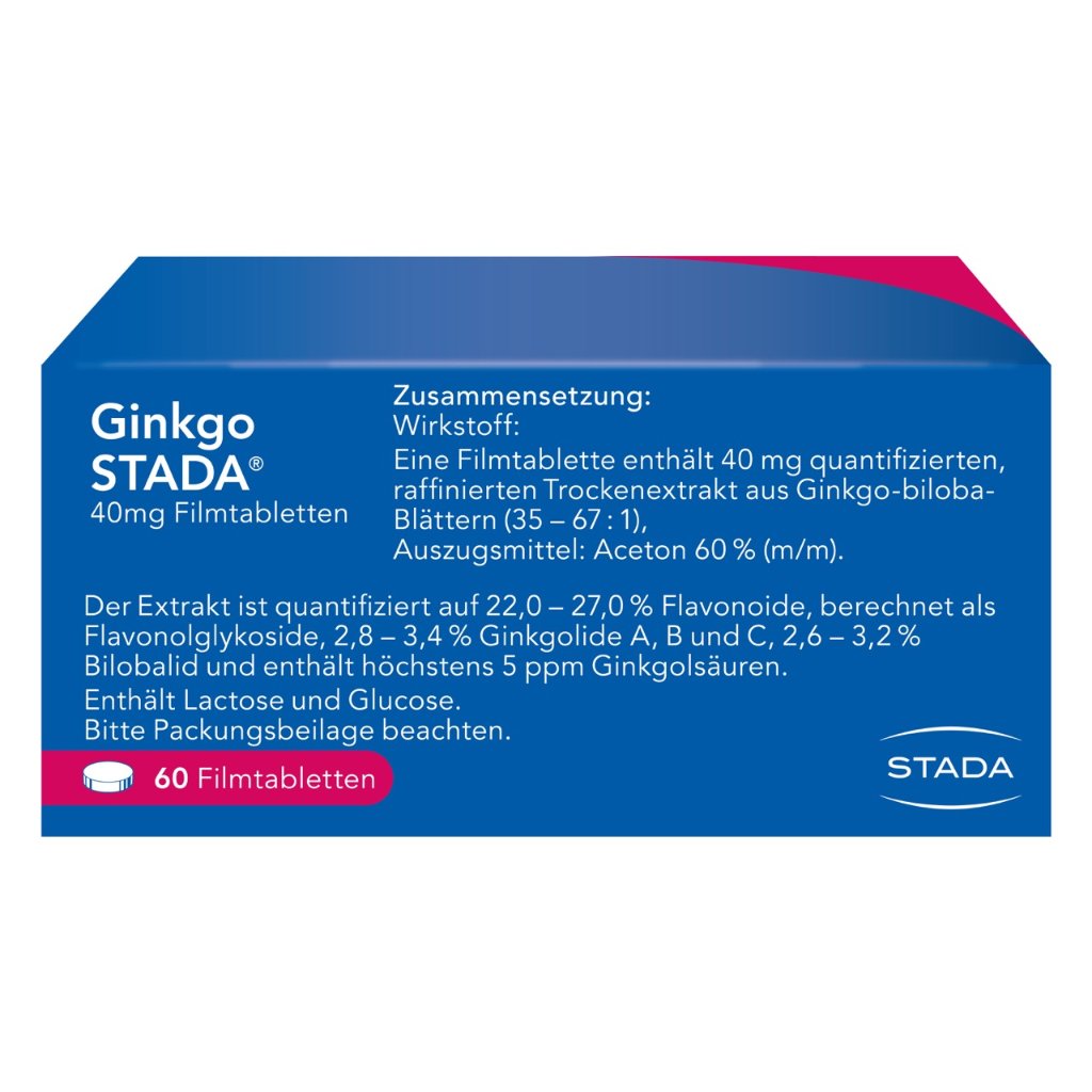 GINKGO STADA 40 mg Filmtabletten