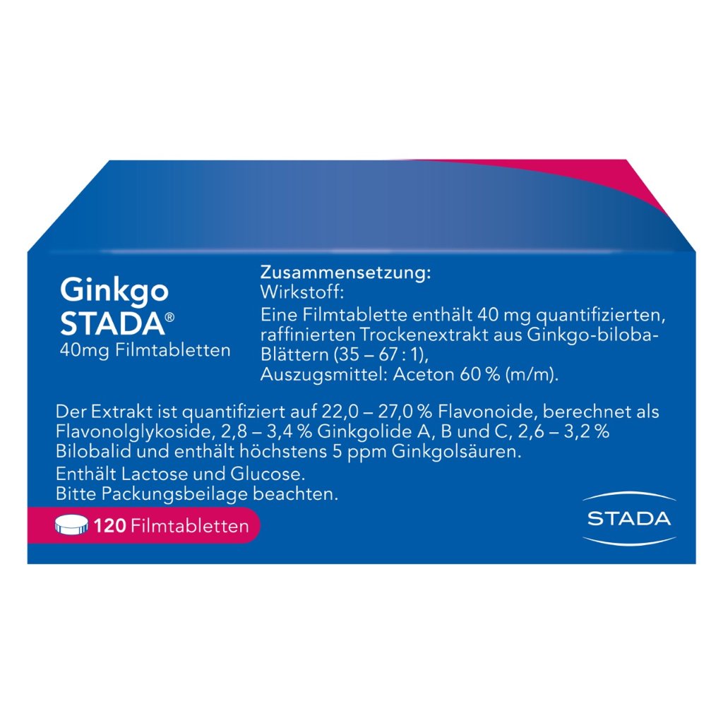 GINKGO STADA 40 mg Filmtabletten