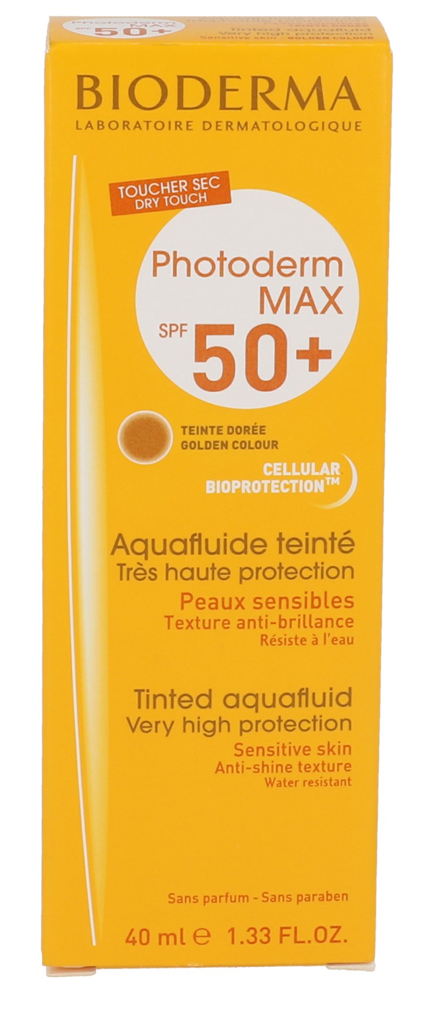 BIODERMA Photoderm Max Aquafluid SPF 50+ dunkel