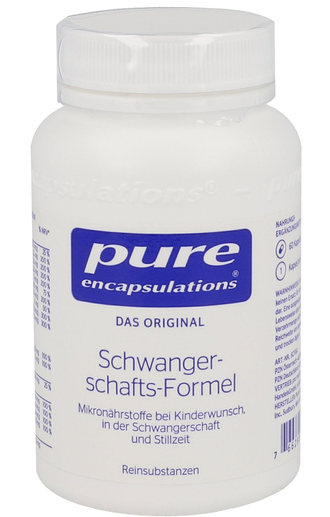 PURE ENCAPSULATIONS Schwangerschafts-Formel Kaps.