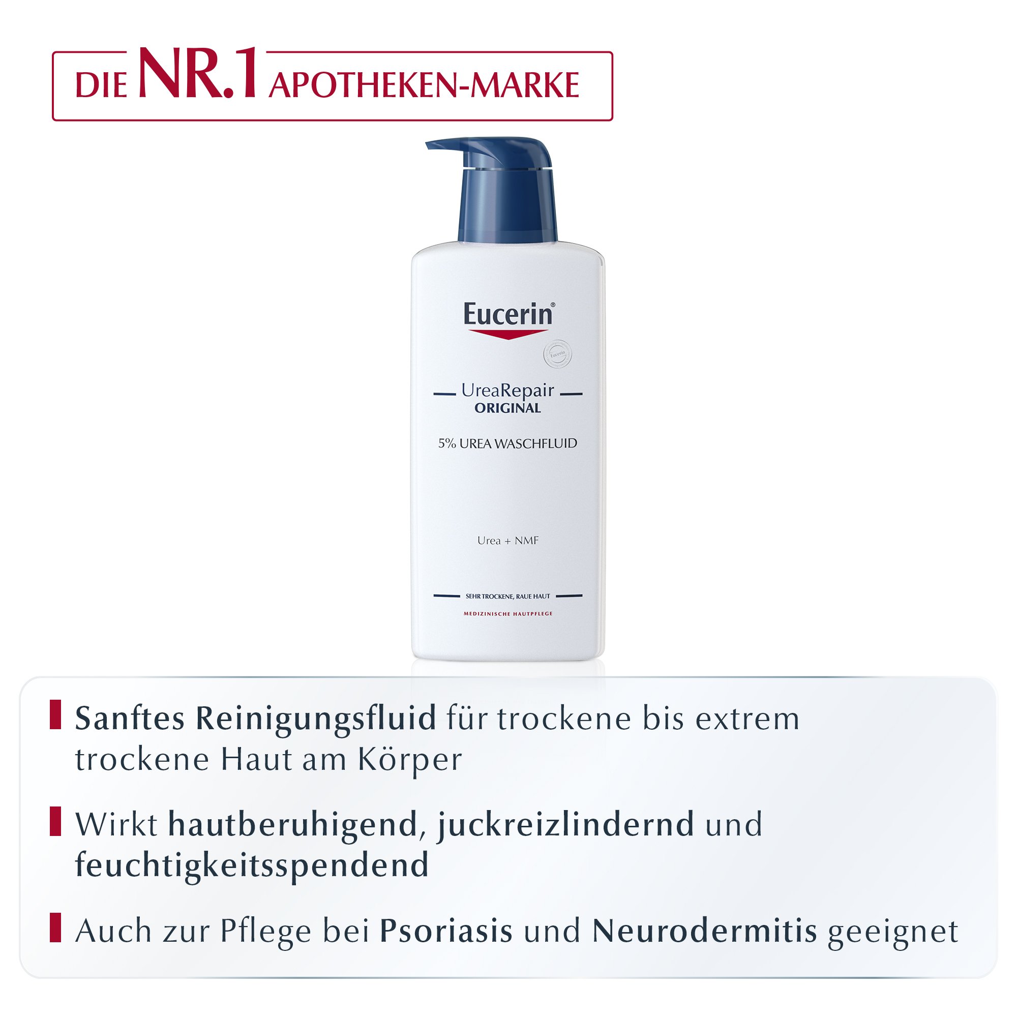 EUCERIN UreaRepair ORIGINAL Waschfluid 5%