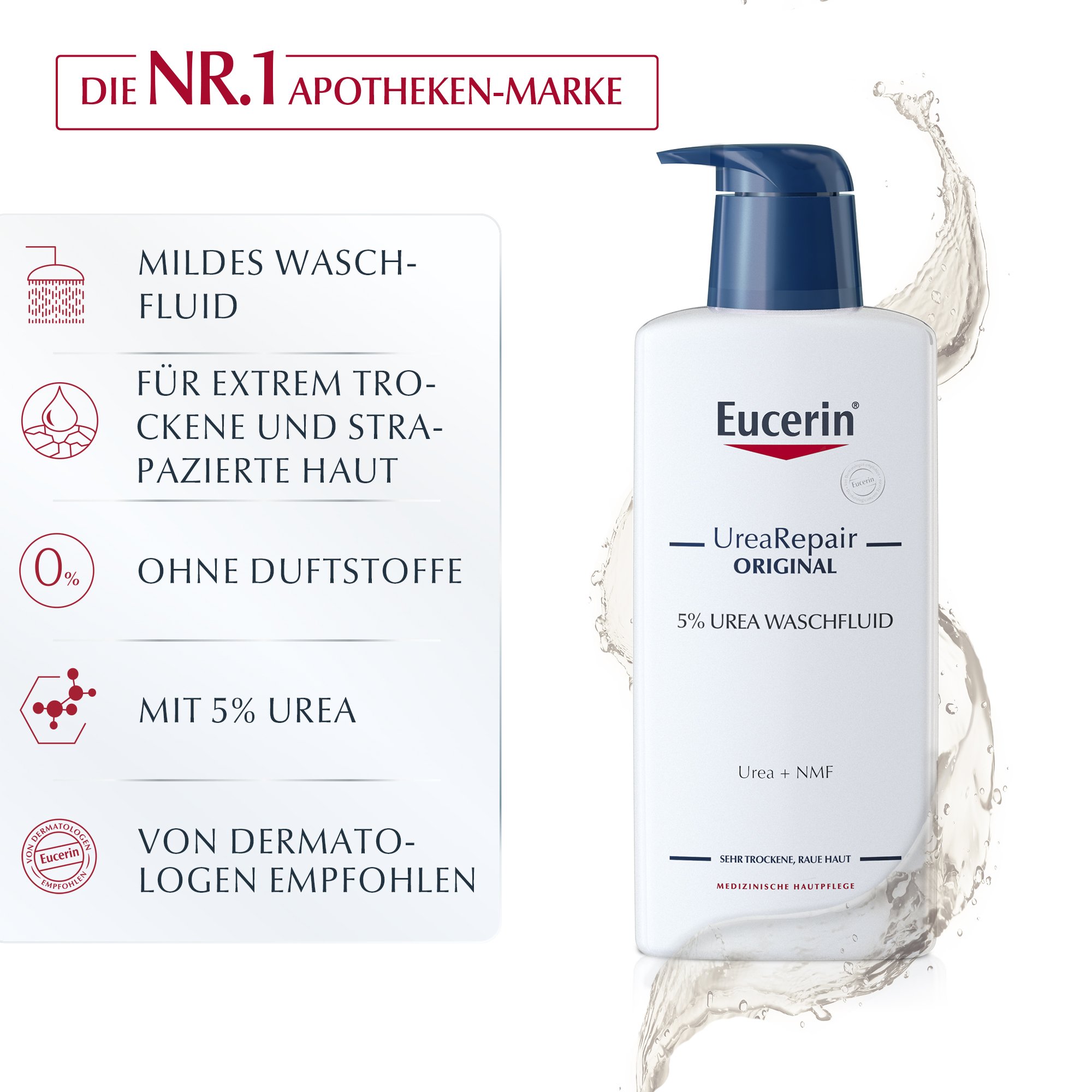 EUCERIN UreaRepair ORIGINAL Waschfluid 5%