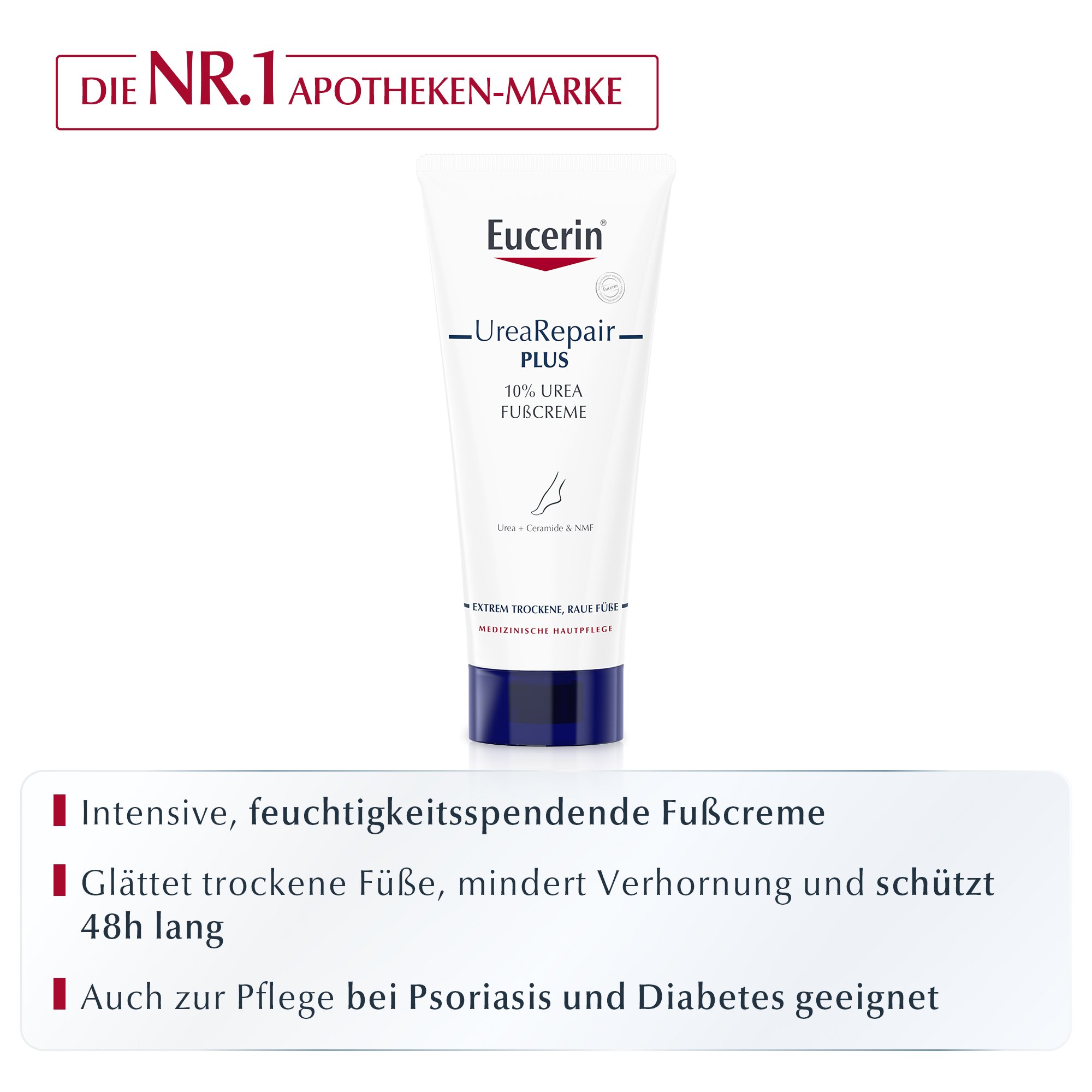 EUCERIN UreaRepair PLUS Fußcreme 10%