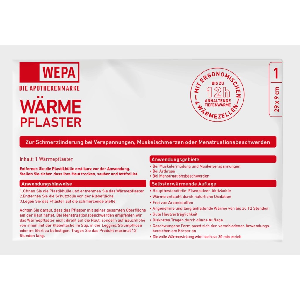 WEPA Wärmepflaster, 2er Pack
