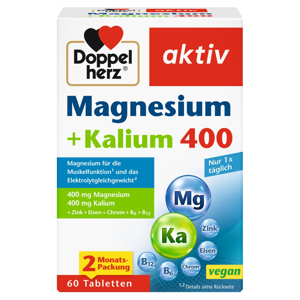 Doppelherz Magnesium + Kalium 400