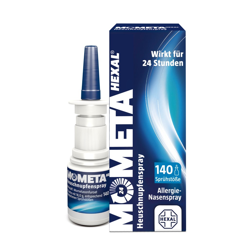 MometaHEXAL® Das blaue Allergiespray gegen Heuschnupfen