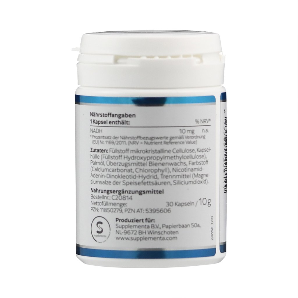 NADH 10 mg stabilisiert Kapseln