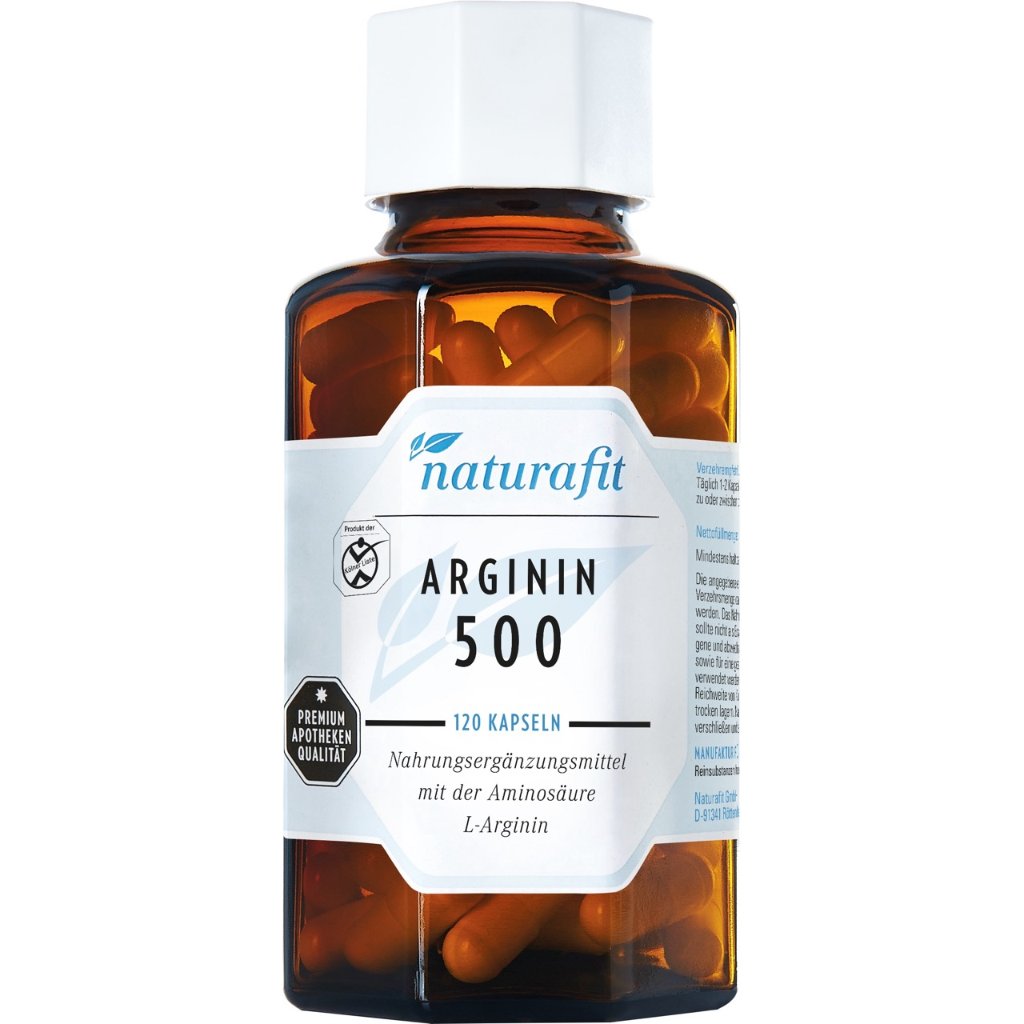 NATURAFIT Arginin 500 Kapseln