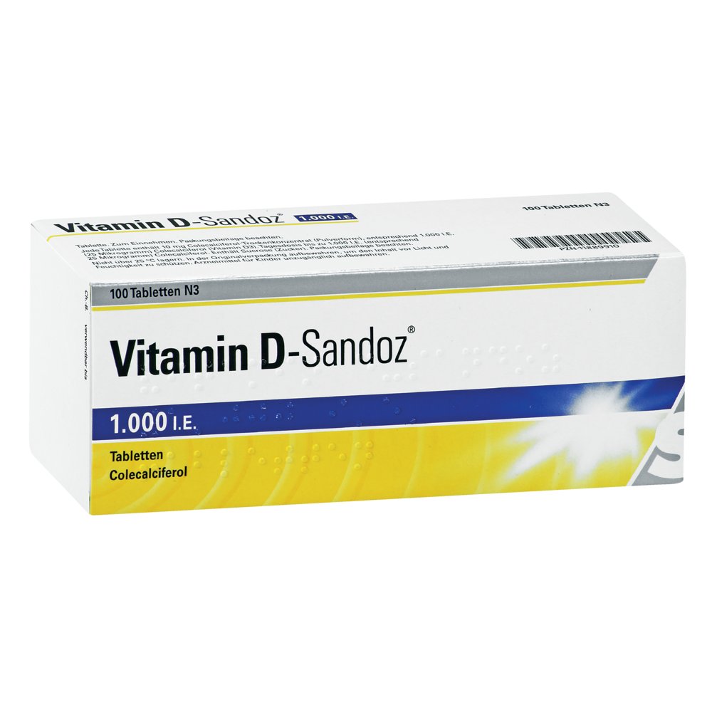 VITAMIN D SANDOZ 1.000 I.E. Tabletten