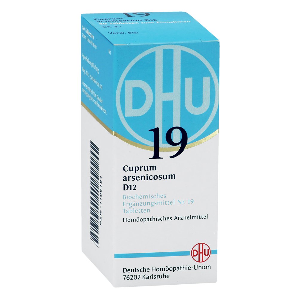 BIOCHEMIE DHU 19 Cuprum arsenicosum D 12 Tabletten