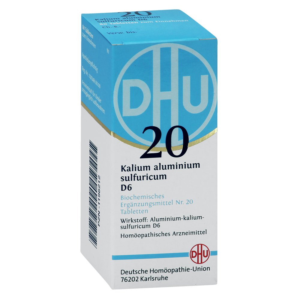 BIOCHEMIE DHU 20 Kalium alum.sulfur.D 6 Tabletten