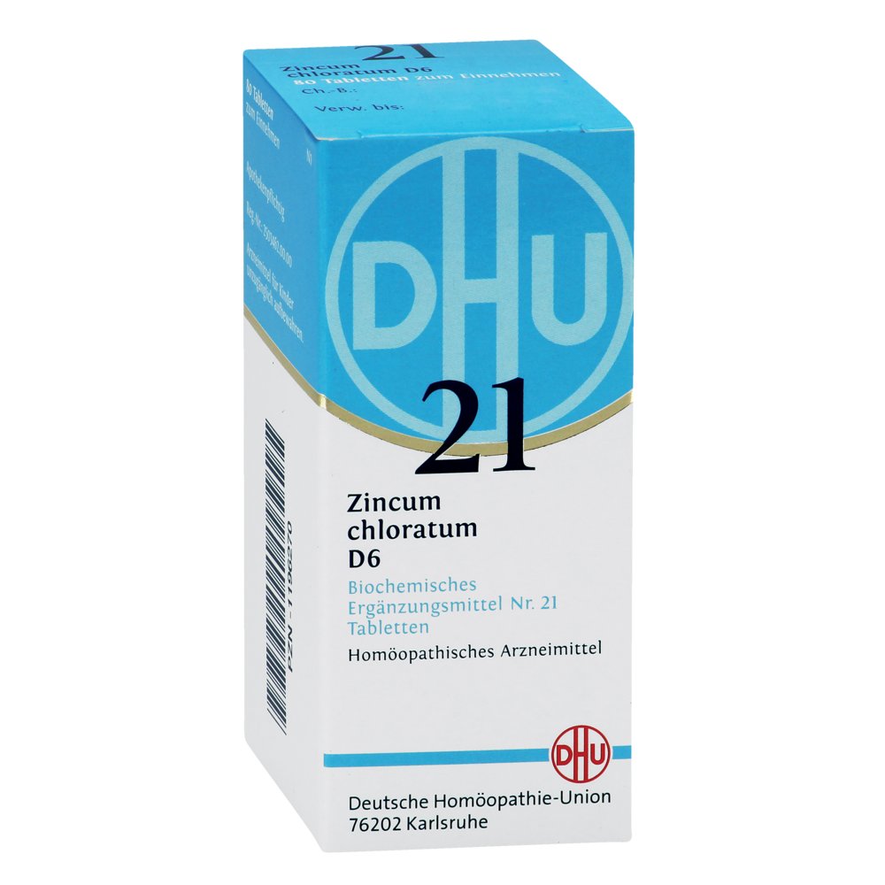 BIOCHEMIE DHU 21 Zincum chloratum D 6 Tabletten