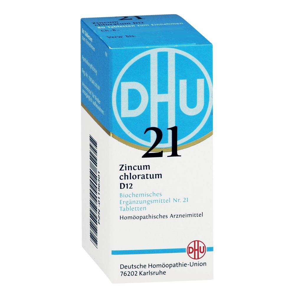 BIOCHEMIE DHU 21 Zincum chloratum D 12 Tabletten