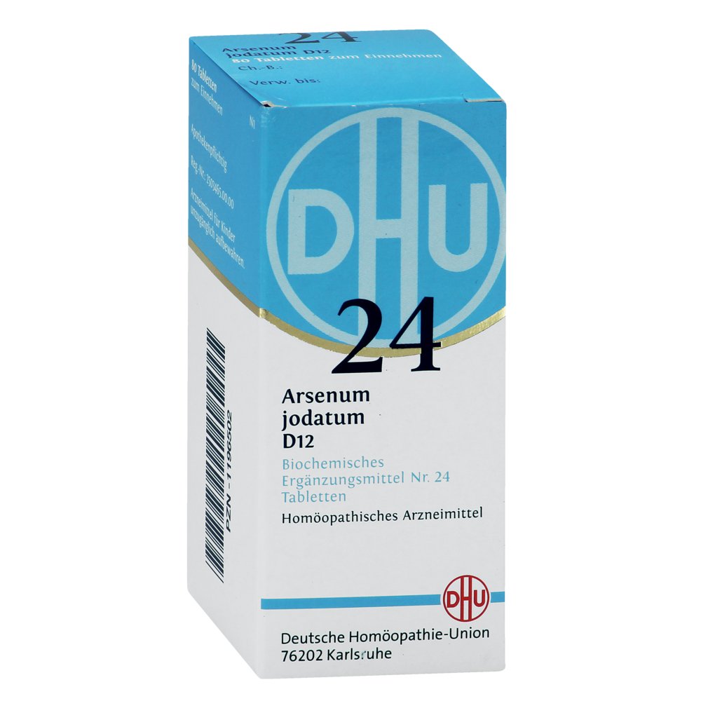 BIOCHEMIE DHU 24 Arsenum jodatum D 12 Tabletten