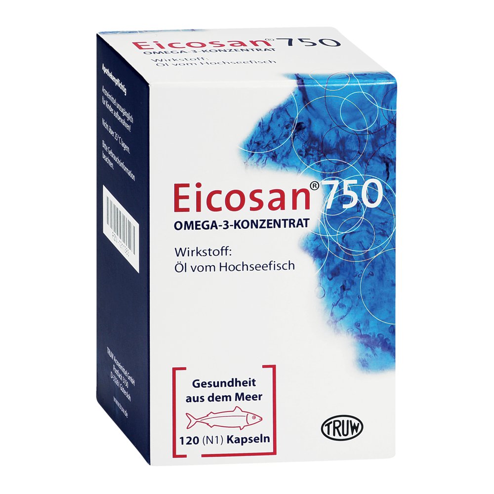 EICOSAN 750 Omega-3 Konzentrat Weichkapseln