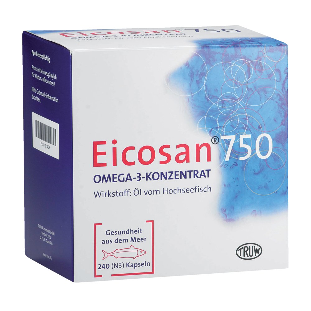 EICOSAN 750 Omega-3 Konzentrat Weichkapseln