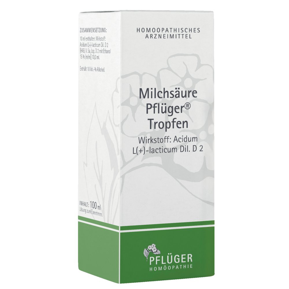 MILCHSÄURE Pflüger Tropfen