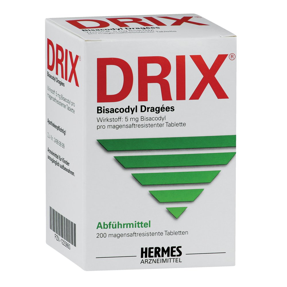 DRIX Bisacodyl Dragees