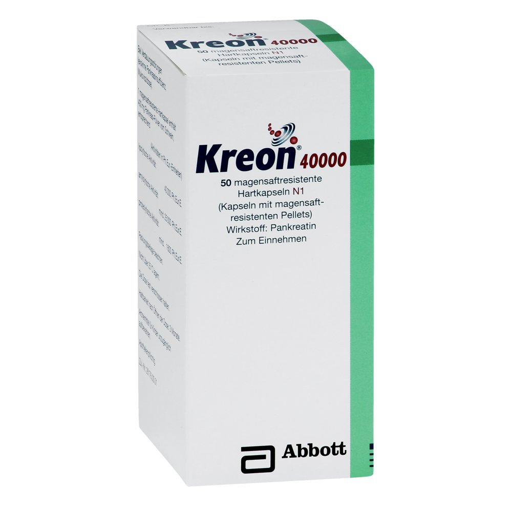 KREON 40.000 Hartkps.m.magensaftr.überz.Pellets