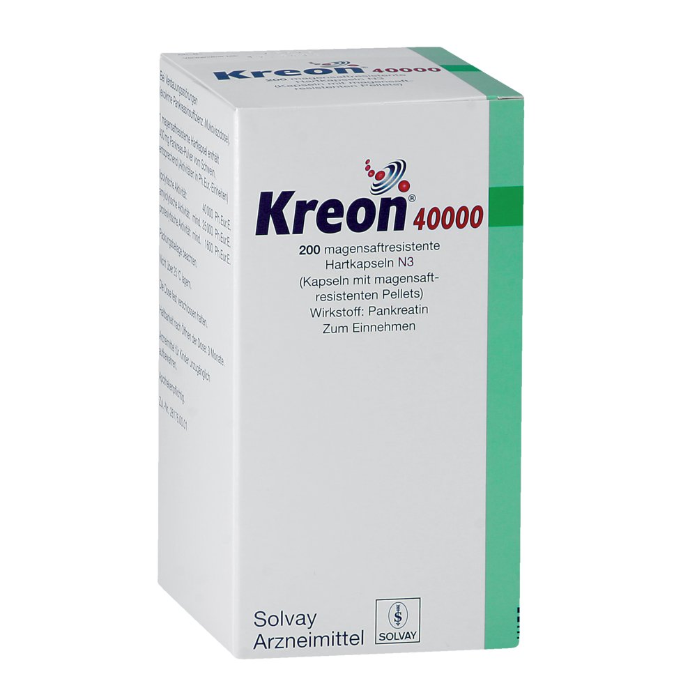 KREON 40.000 Hartkps.m.magensaftr.überz.Pellets