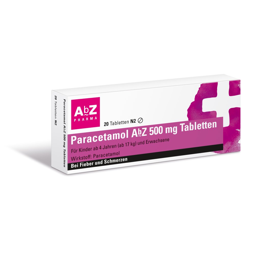 PARACETAMOL AbZ 500 mg Tabletten