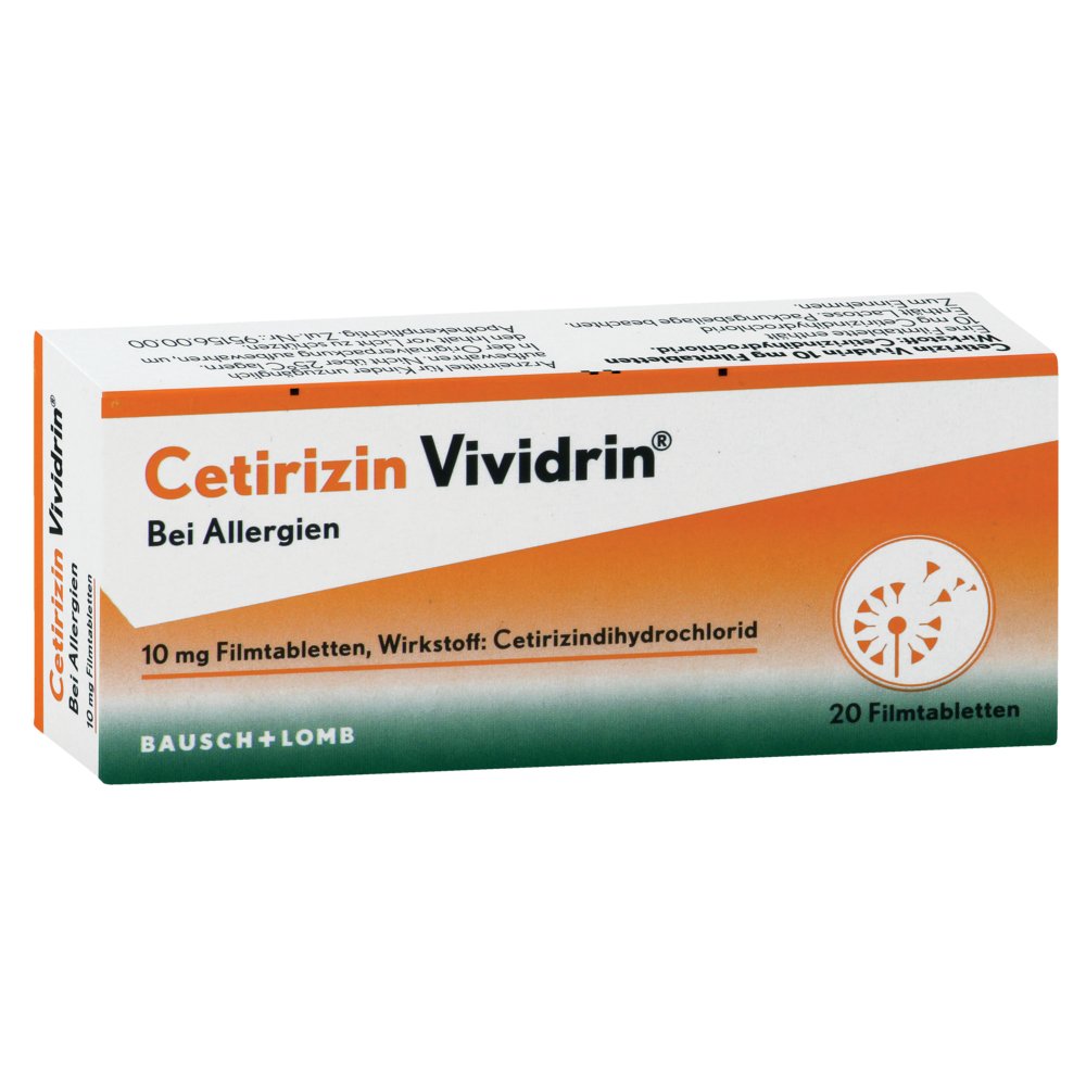 CETIRIZIN Vividrin 10 mg Filmtabletten