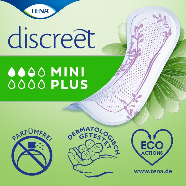 TENA LADY Discreet Inkontinenz Einlagen mini plus