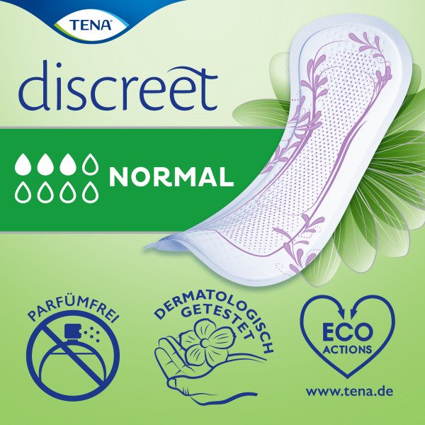 TENA LADY Discreet Inkontinenz Einlagen normal