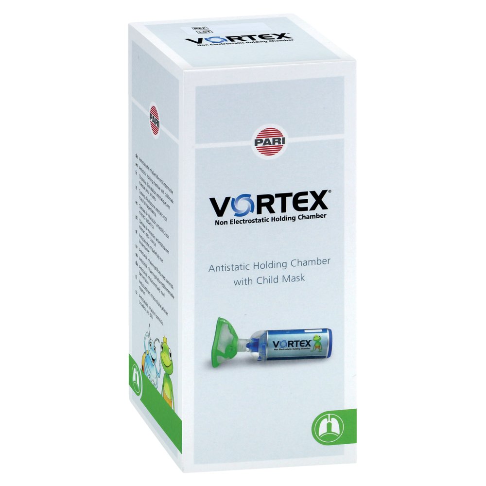 VORTEX Inhalierhilfe m.Kindermaske ab 2 Jahre