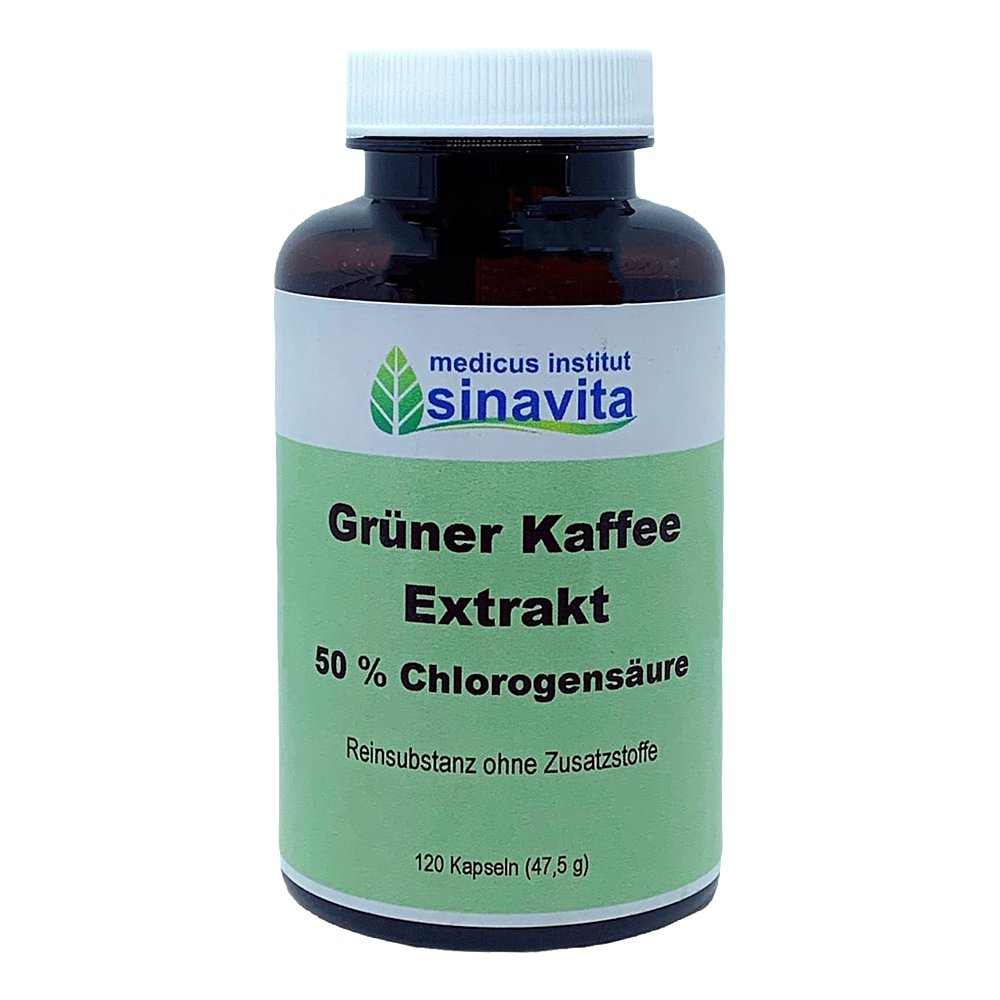 GRÜNER KAFFEE Extrakt 50% Chlorogensäure Kapseln