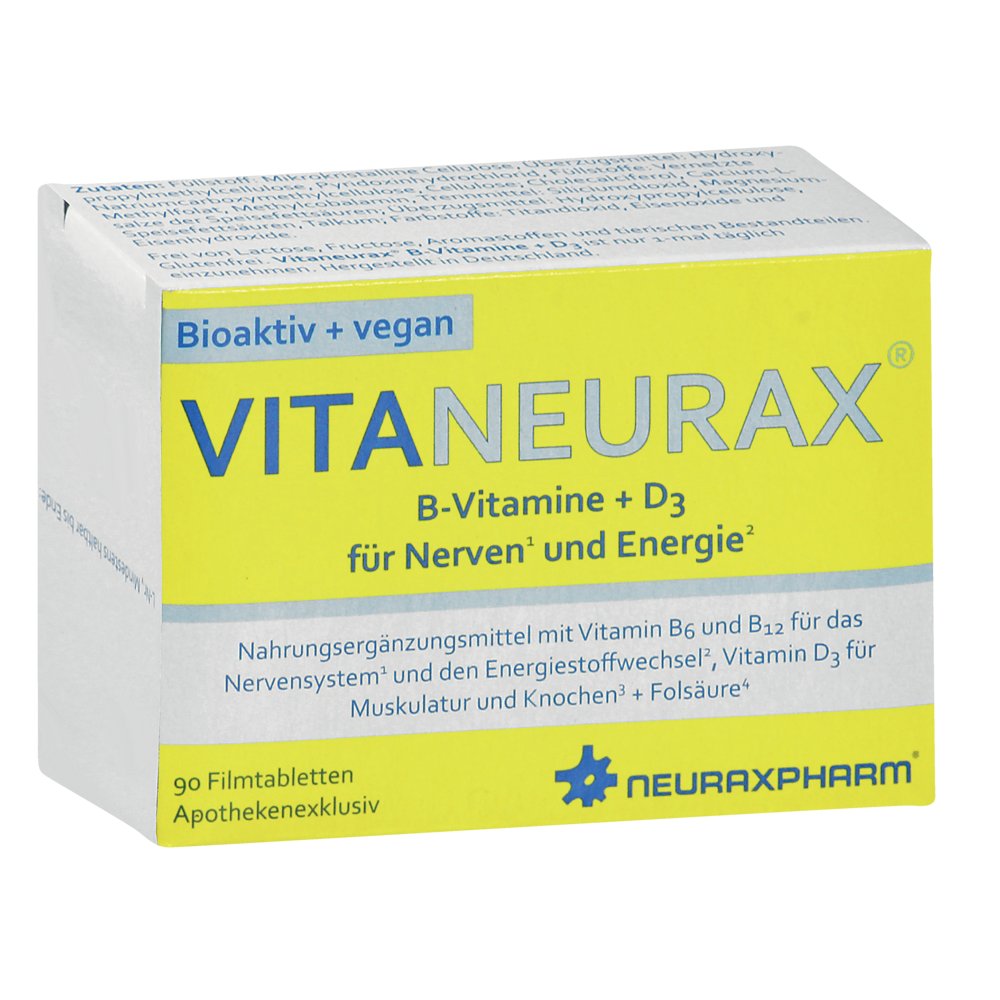VITANEURAX B-Vitamine+D3 Filmtabletten