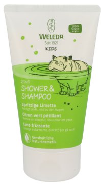 WELEDA Kids 2in1 Shower & Shampoo spritzig.Limette