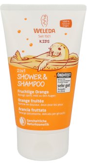 WELEDA Kids 2in1 Shower & Shampoo fruchtige Orange
