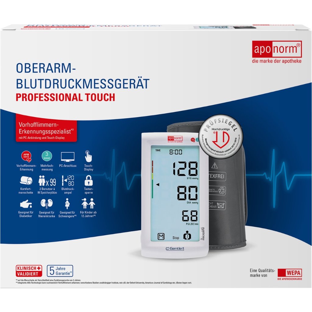 aponorm®  Professionell Touch Oberarm-Blutdruckmessgerät