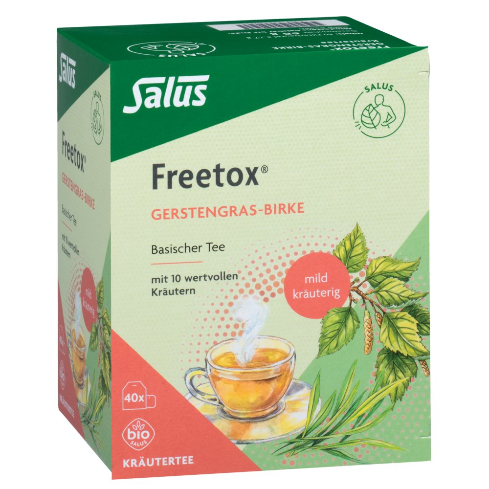 FREETOX Tee Gerstengras-Birke Kräutertee Bio Fbtl.