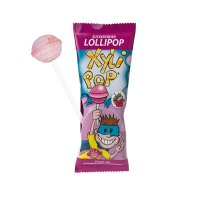 MIRADENT XyliPOP Lolli Zahnpflegelolli Erdbeere